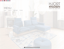 Tablet Screenshot of hjortknudsen.com